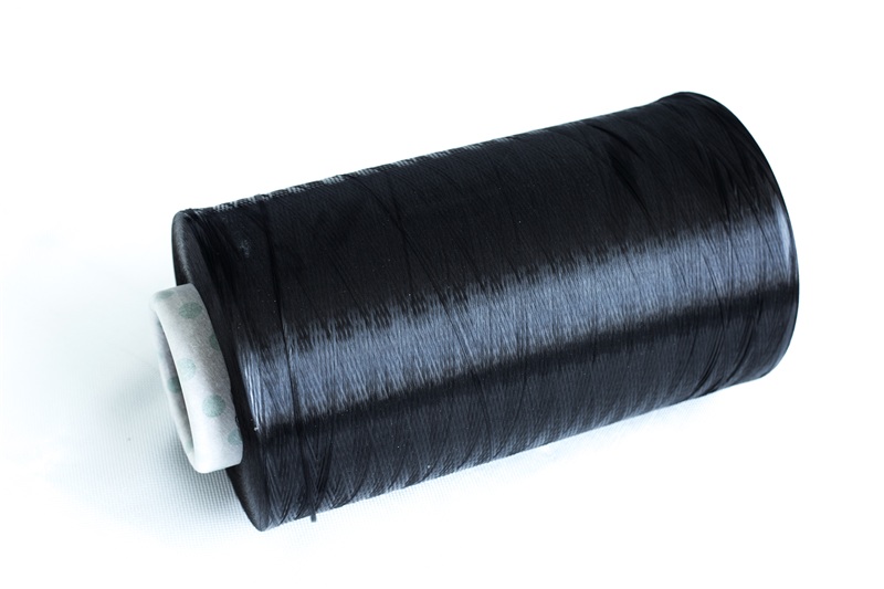 Ultra high molecular weight polyethylene filament (UHMWPE) black